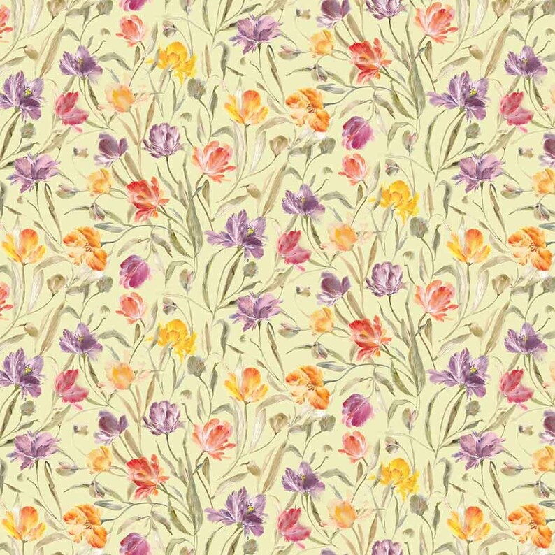 Butterfly Garden Quilt Kit with Grow Where You Are Planted Panel 67" x 85". imagem 5