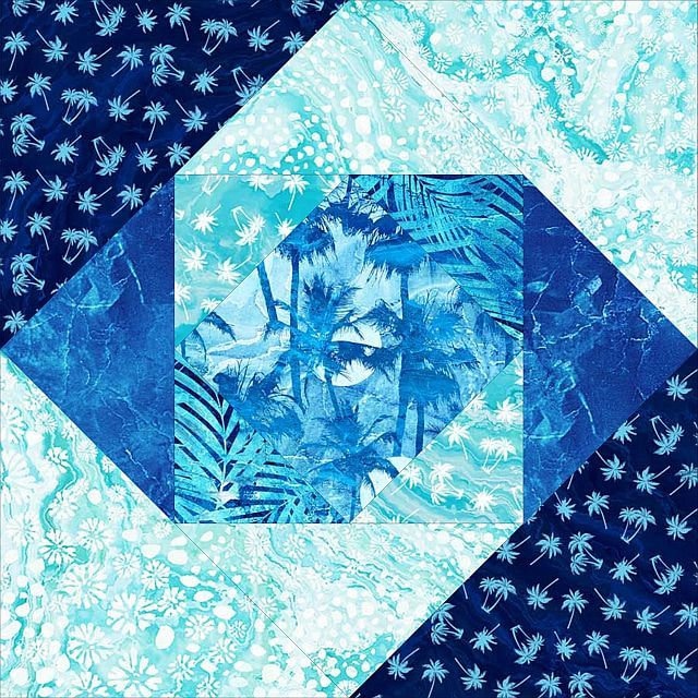 Ocean Breeze Quilt Pattern | Palm Beach Design (digital Pattern) - Etsy