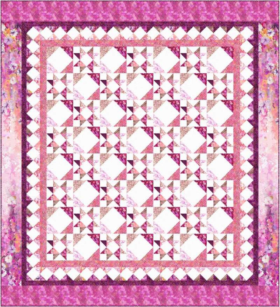 Passion Queen Quilt Pattern Uses 10 Layer Cakes physical Pattern Etsy