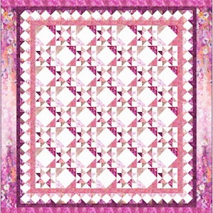 Passion Queen Quilt Pattern uses 10&quot; Layer Cakes (Digital Pattern)