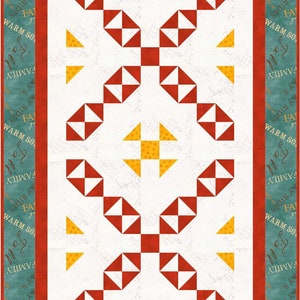Colors of Fall Table Runner Quilt Pattern (Digital Pattern)
