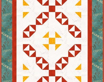 Colors of Fall Table Runner Quilt Pattern (Digital Pattern)