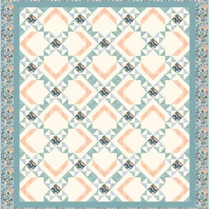 Carousel Large Lap Quilt Pattern (Digital Pattern)