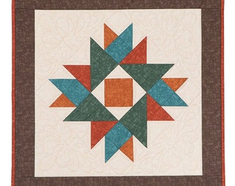 Forest Secrets Table Topper or Mini Quilt Pattern  (Digital PDF Download)