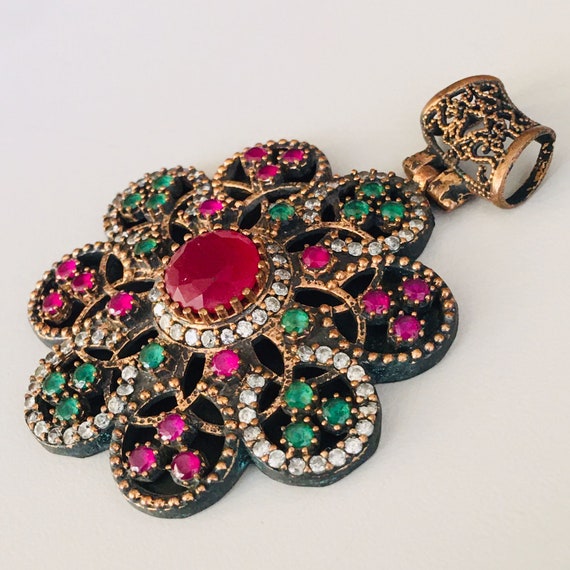 Turkish Authentic Traditional Wedding Party Ruby … - image 2