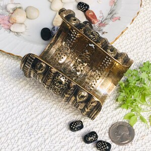 Afghanische Kuchi Traditionelle Hochzeit Party Bauchtanz Hand-E-Handarbeit Verarbeitung Vintage Ethno Tribal Kuchi Manschetten Vintage Armband. 8 Bild 8