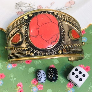 Afghanische Kuchi Traditionelle Hochzeit Party Bauchtanz Hand-E-Handarbeit Verarbeitung Vintage Ethno Tribal Kuchi Manschetten Vintage Armband.