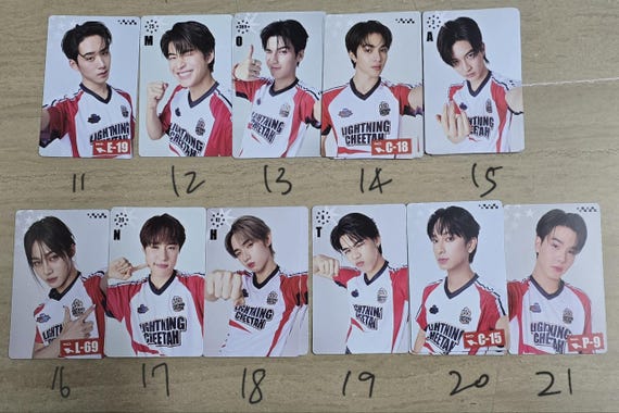 Lightning Cheetah Team GMMTV Starlympics 2025 Cards (jimmysea