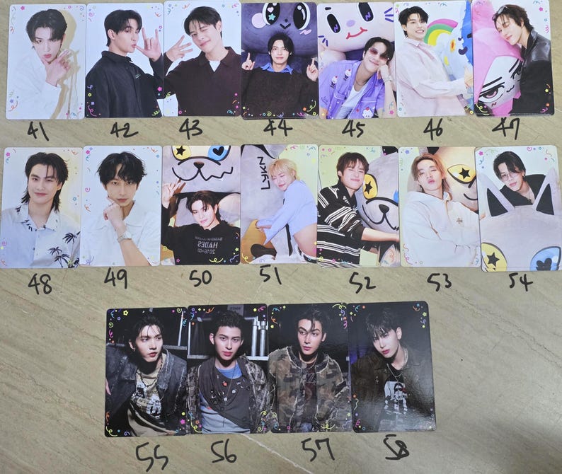 GMMTV Naiin Feria del Libro 2026 Happy Fam Bonds Tarjetas aleatorias coleccionables (SaveFranc OhmPoon KristSingto Taynew LYKN Jasp.er Nanon) Thai BL imagen 6