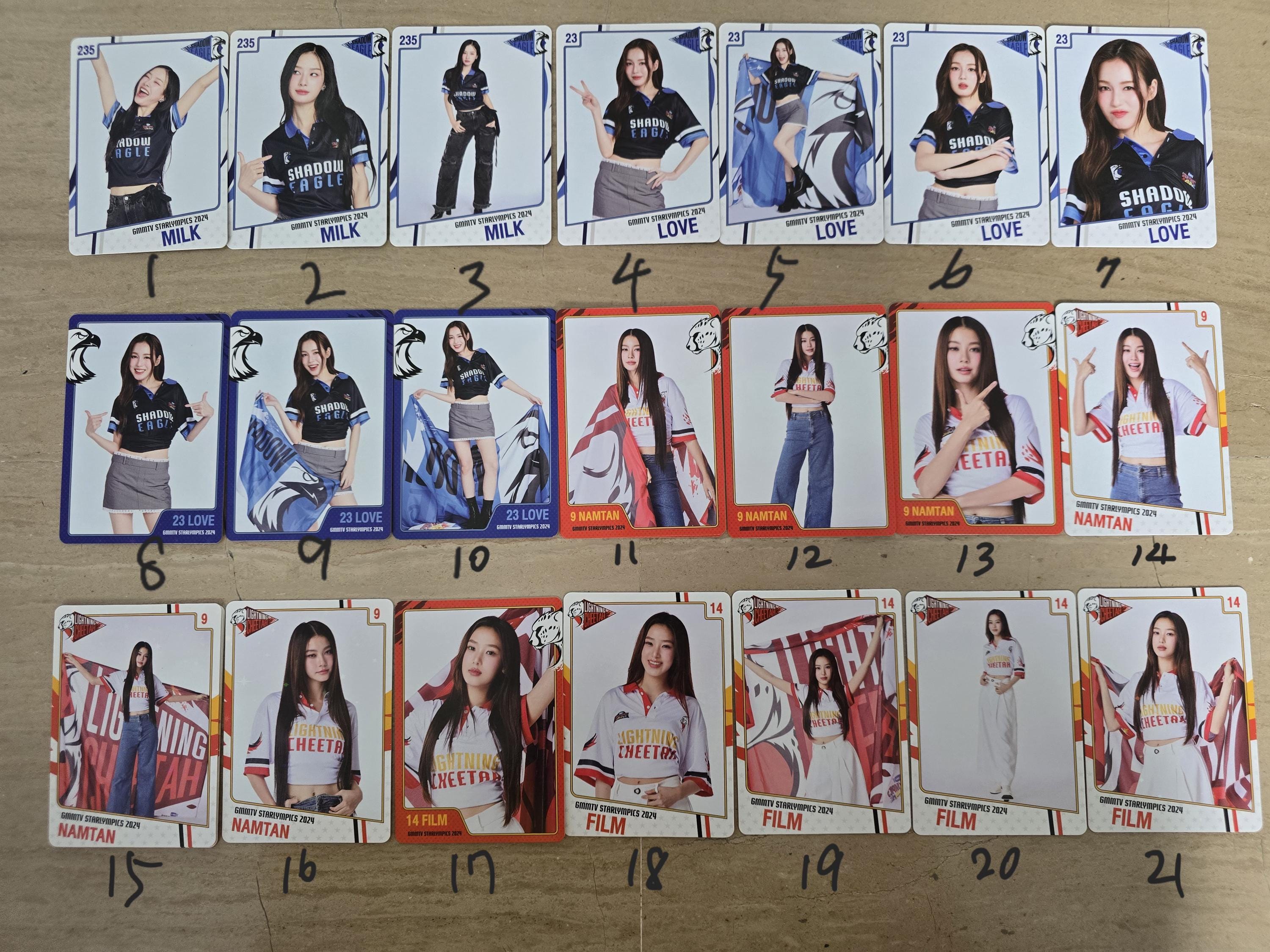 Starlympics 2024 Cards (namtanfilm Milklove Offgun Ohmleng Chimon