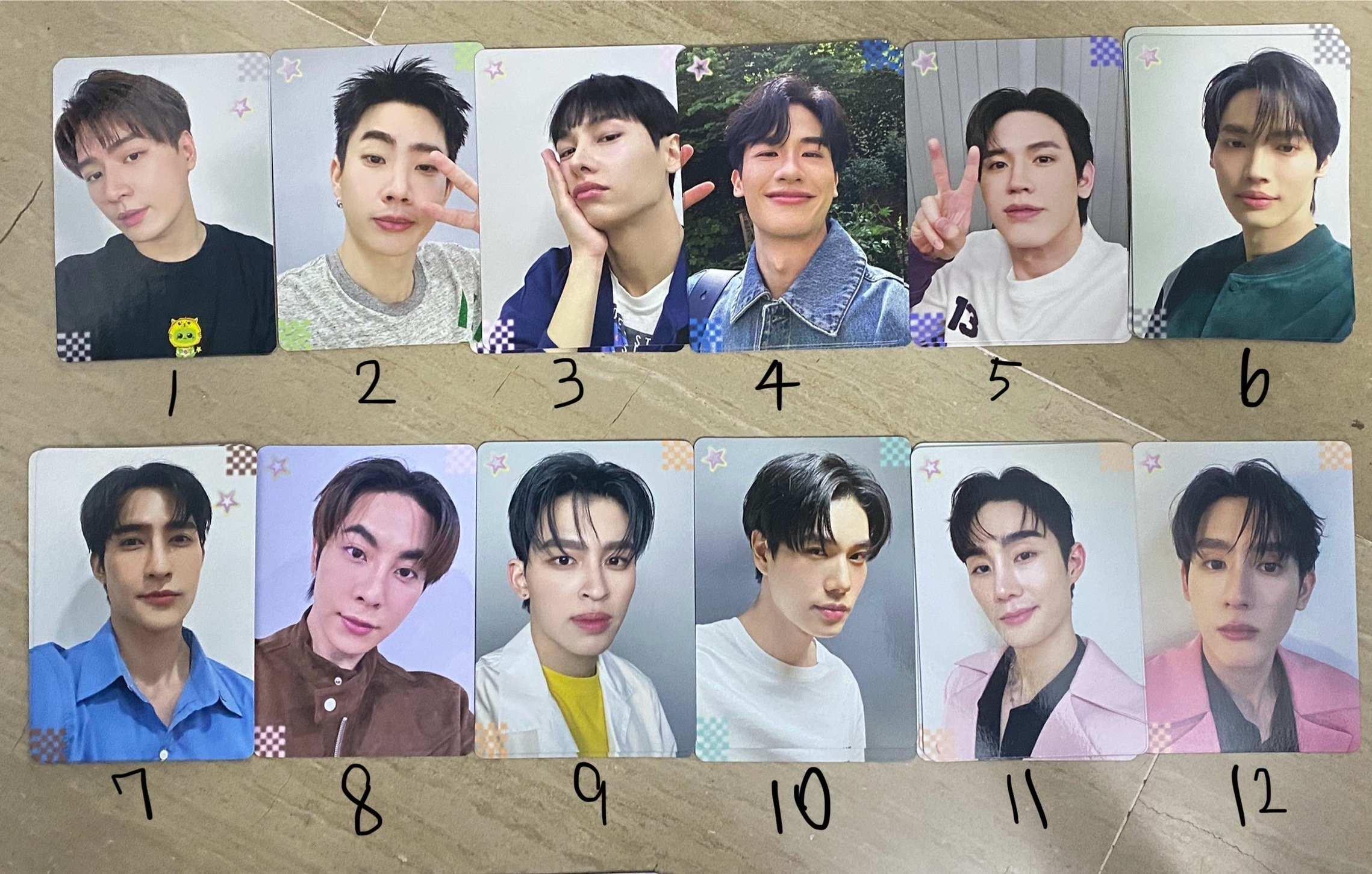 Official GMMTV Book Fair Collectible Random Selfie Cards Official GMMTV Book Fair Collectible Random Selfie Cards