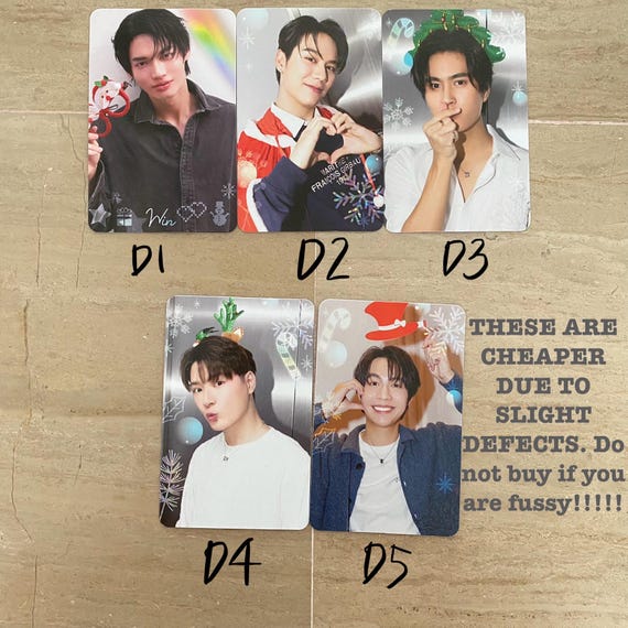 Official GMMTV Collectible Random Selfie Cards Photocards (japan