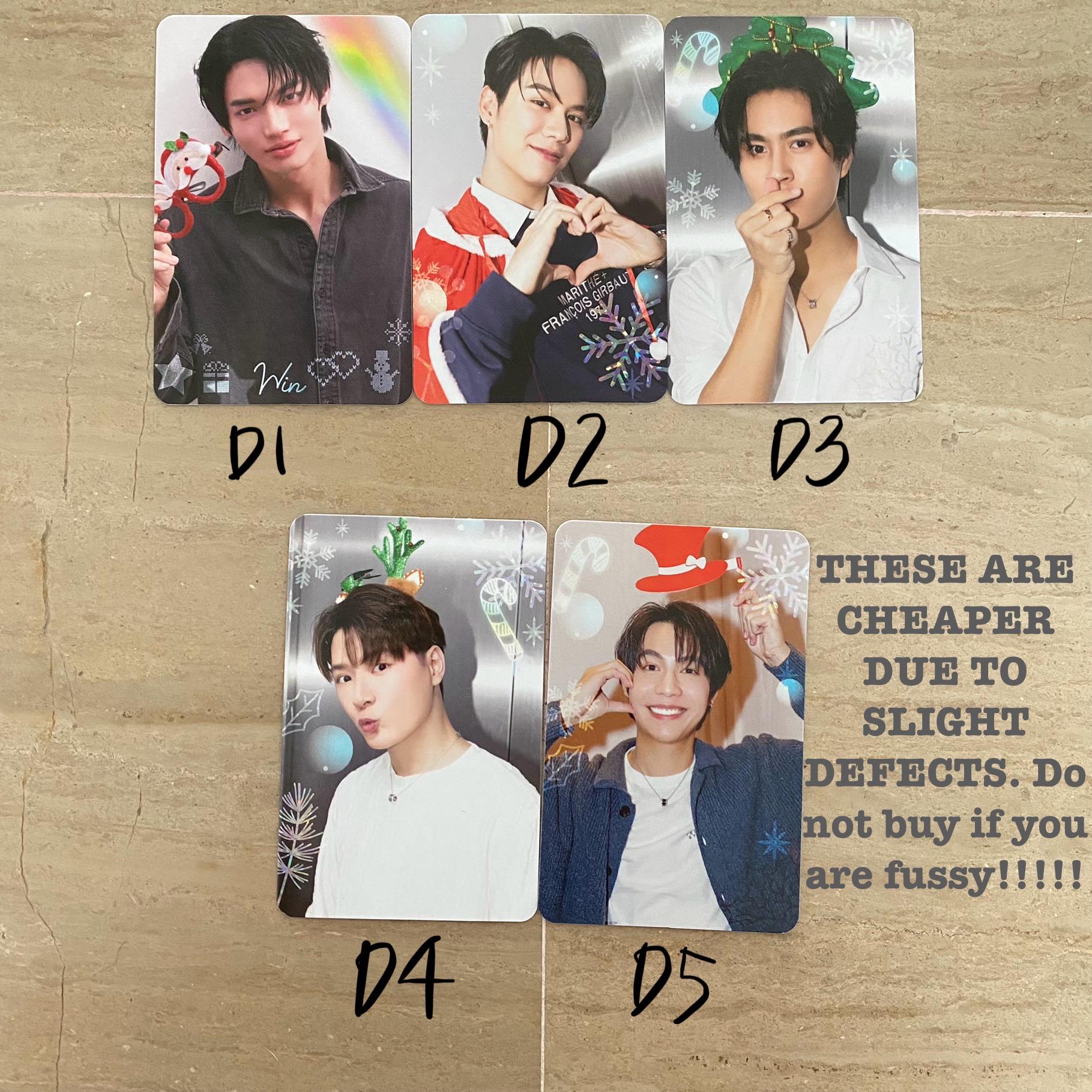 Official GMMTV Collectible Random Selfie Cards Photocards (japan