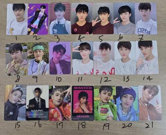 Official NCT Dream Mark Lee Photocard Kpop (hot Sauce ISTJ Beatbox