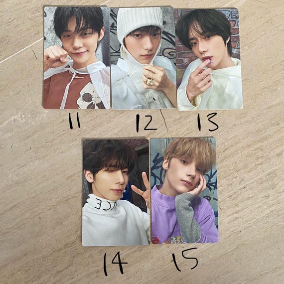 TXT Chikai Tomorrow X Together- Kpop Photocards Pc Japan - Etsy