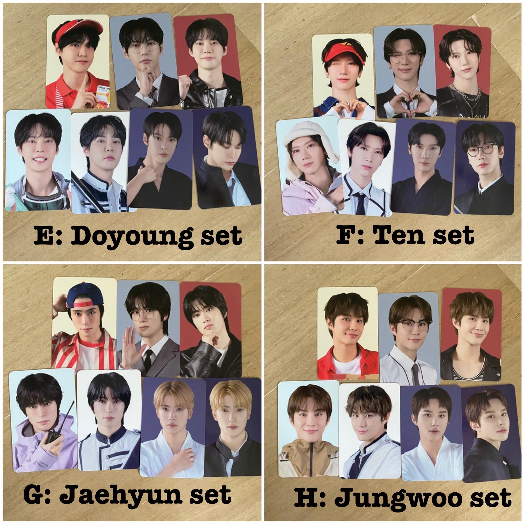 Official NCT Zone Card Pack NCT 127 Dream Wish Wayv (taeyong