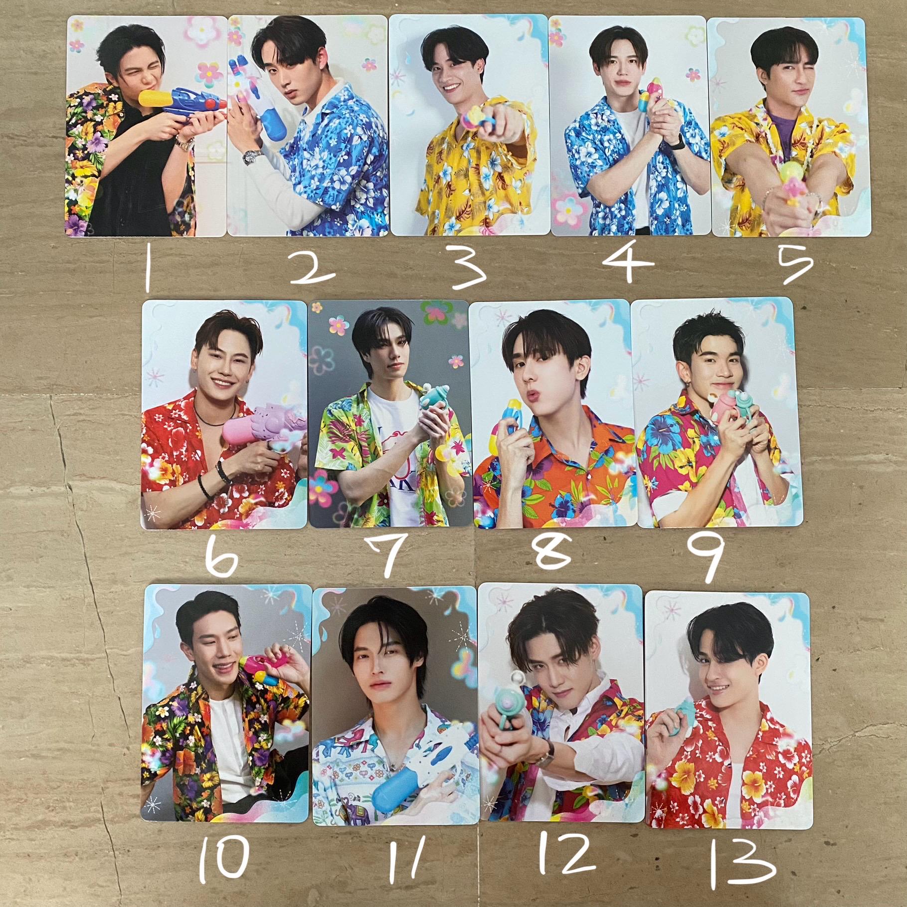GMMTV POP-UP STOREトレカ KristSingto Official GMMTV 2025 Songkran Photocards (kristsingto Taynew