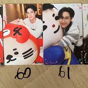 GMMTV Naiin Feria del Libro 2026 Happy Fam Bonds Tarjetas aleatorias coleccionables (SaveFranc OhmPoon KristSingto Taynew LYKN Jasp.er Nanon) Thai BL imagen 7