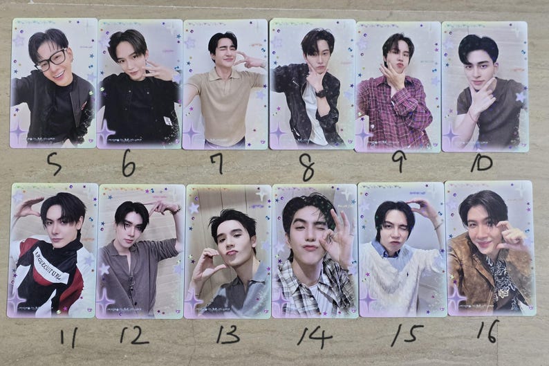 GMMTV Tokyo Nagoya Osaka Book Fair Collectible Random photocards Win Metawin BounPrem TayNew LYKN JimmySea JuniorMark FirstKhaotung image 5