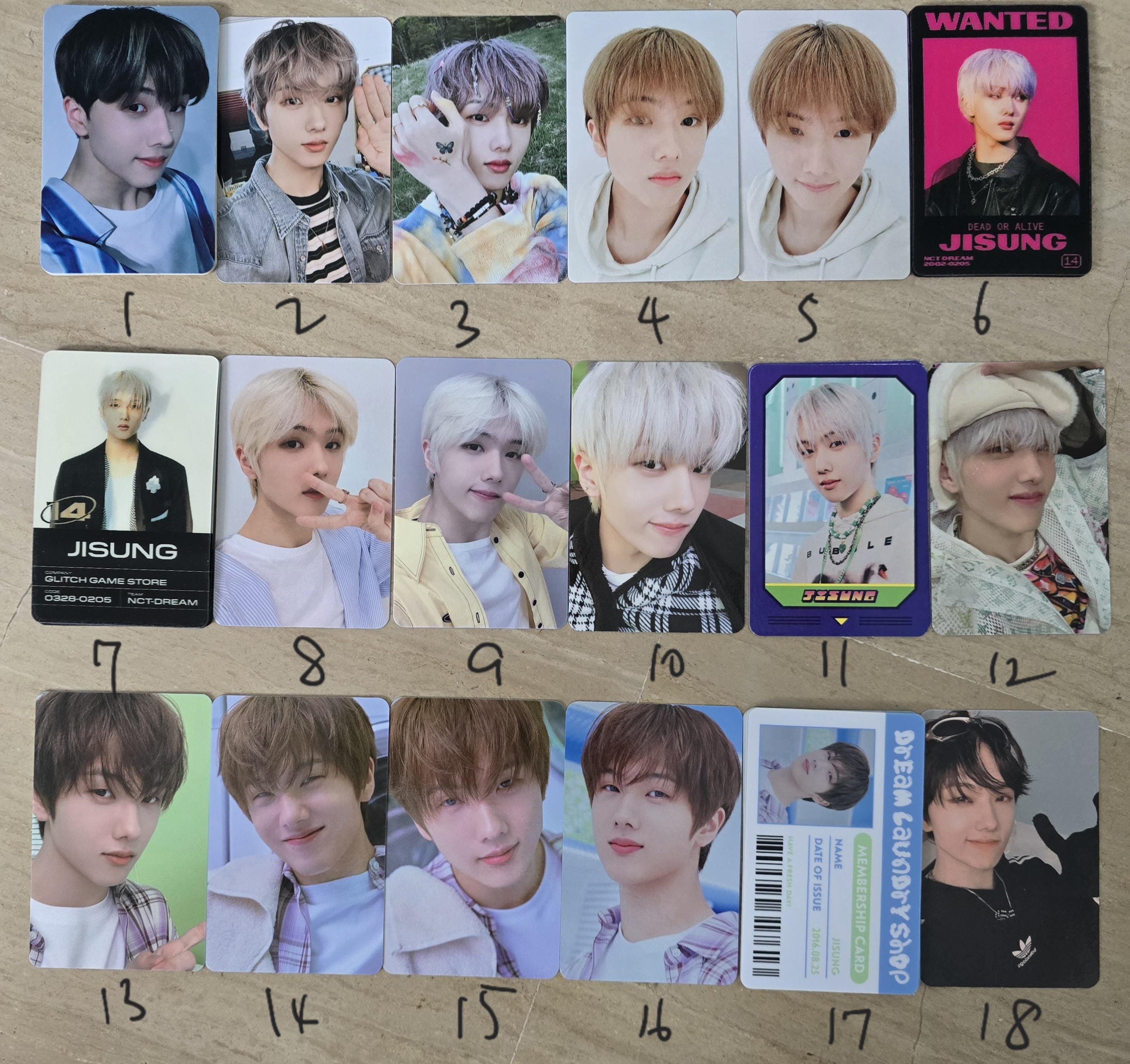 Official NCT Dream Park Jisung Photocard Kpop (hot Sauce ISTJ