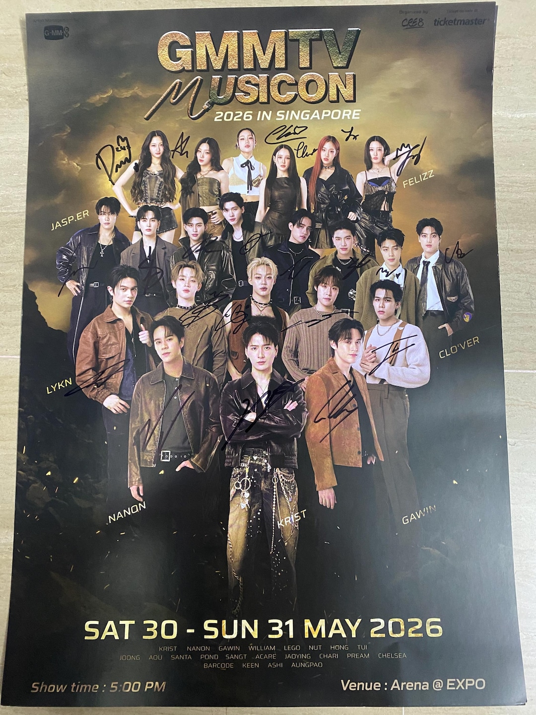 GMMTV Fancon Musicon Fanday Posters - LOL Juniormark Lukemick