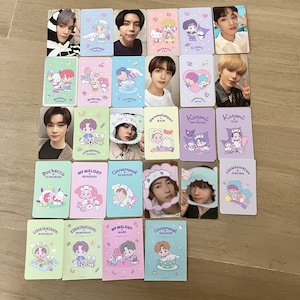 Tarjetas fotográficas oficiales de Sanrio NCT para PC, tarjetas fotográficas con mensaje aleatorio, pegatinas de tarjetas coleccionables Kpop U 127 Dream