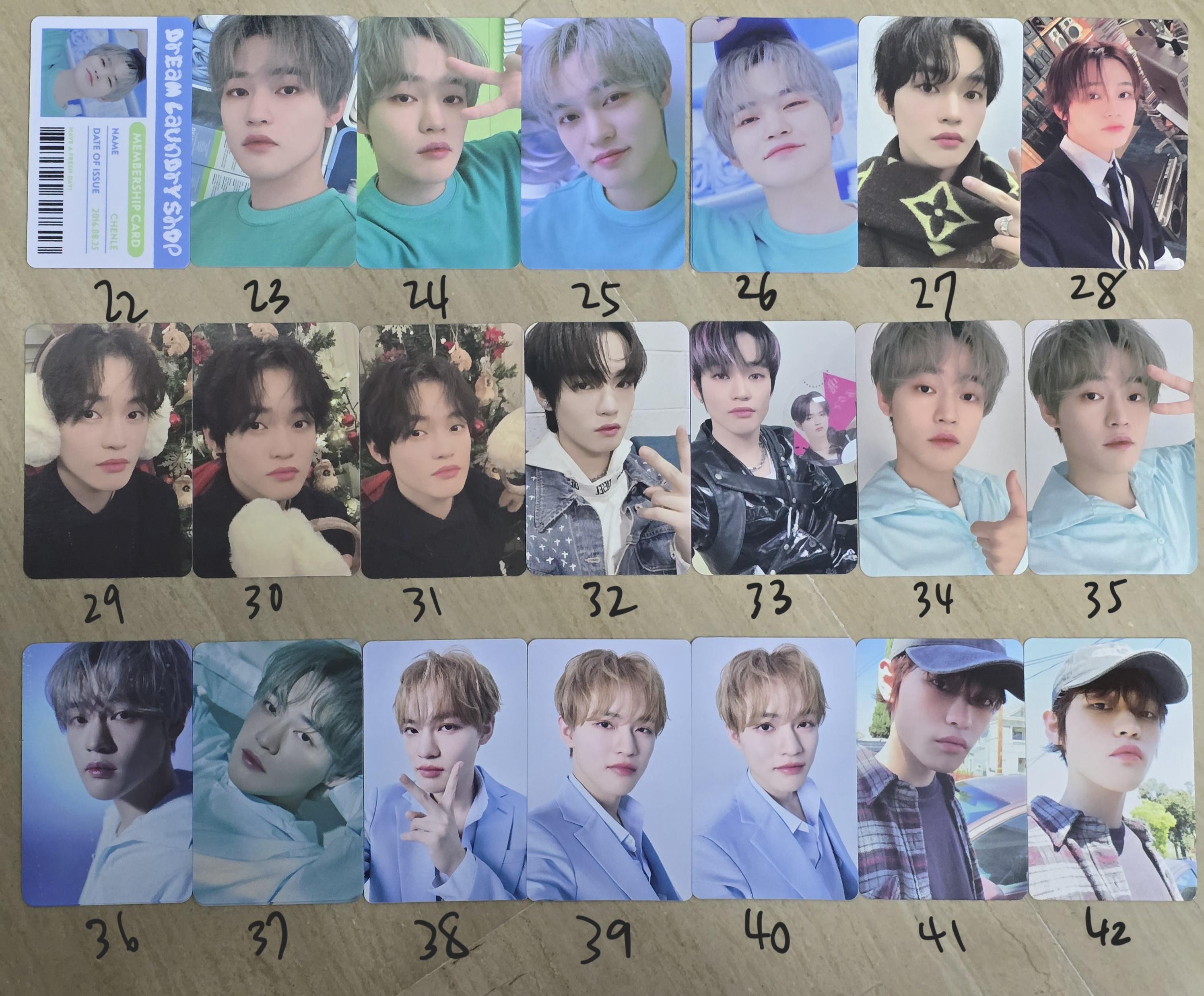 Official NCT Dream Zhong Chenle Photocard Kpop (hot Sauce ISTJ