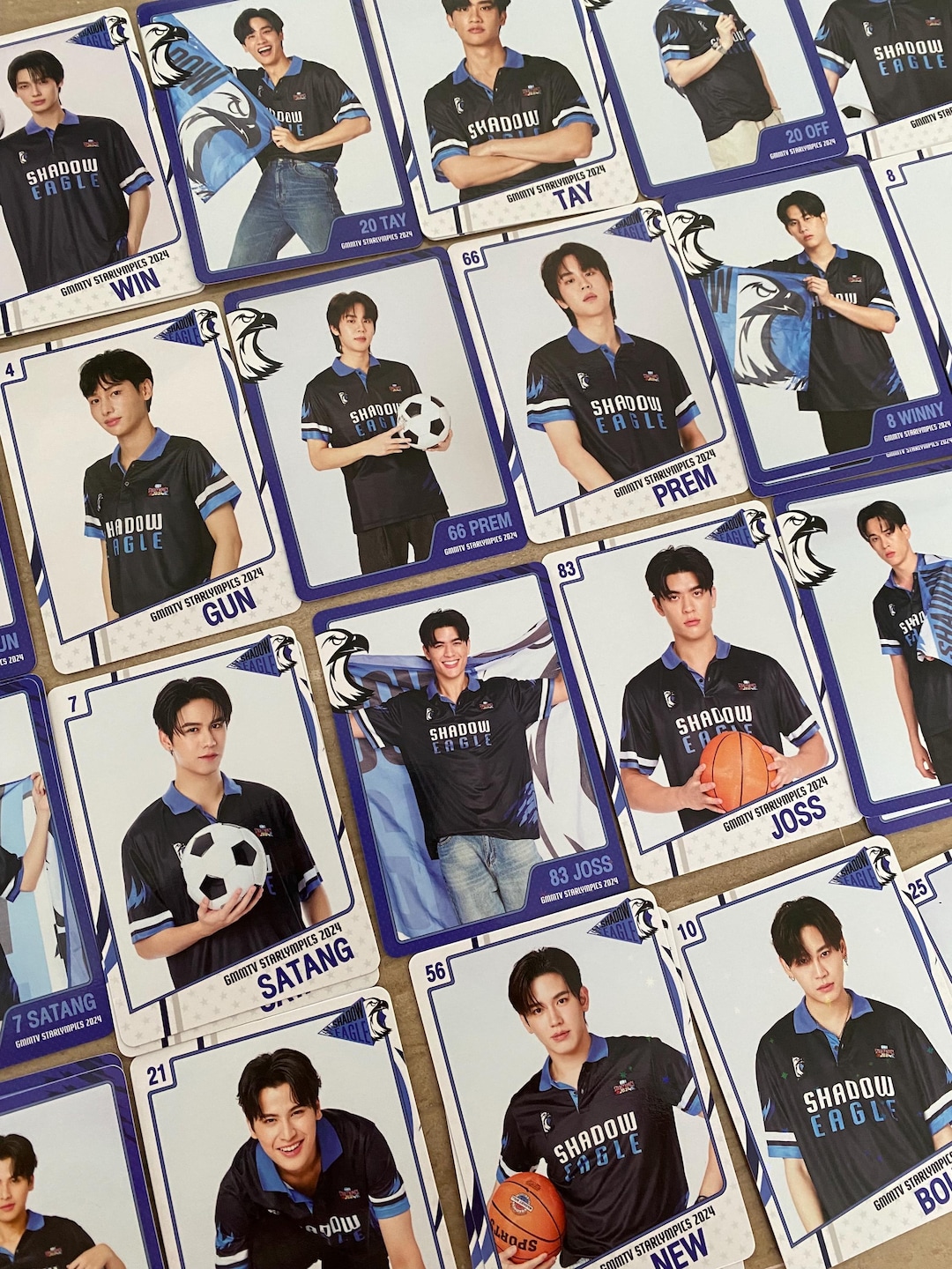 Official GMMTV Starlympic 2024 Shadow Eagle Cards (offgun