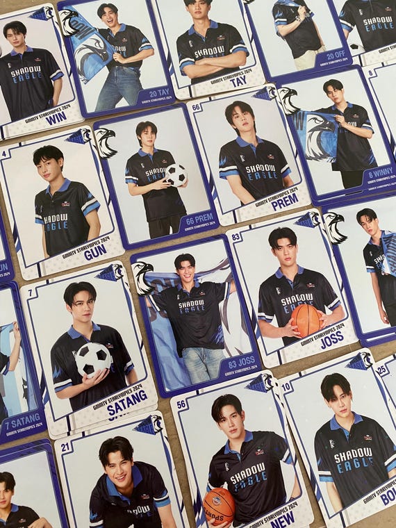 Official GMMTV Starlympic 2024 Shadow Eagle Cards (offgun