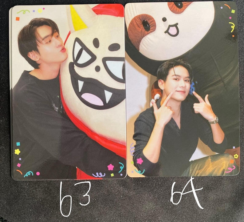 GMMTV Naiin Feria del Libro 2026 Happy Fam Bonds Tarjetas aleatorias coleccionables (SaveFranc OhmPoon KristSingto Taynew LYKN Jasp.er Nanon) Thai BL imagen 8