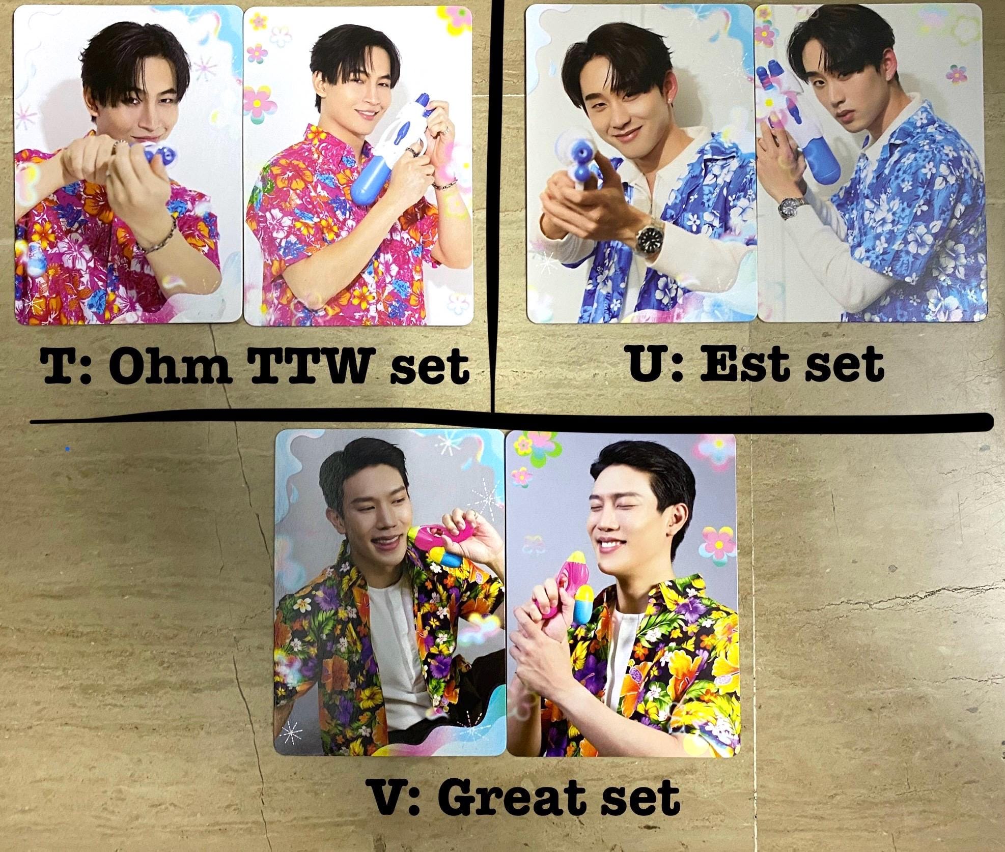 Official GMMTV 23rd 2025 Songkran Photocards (seakeen