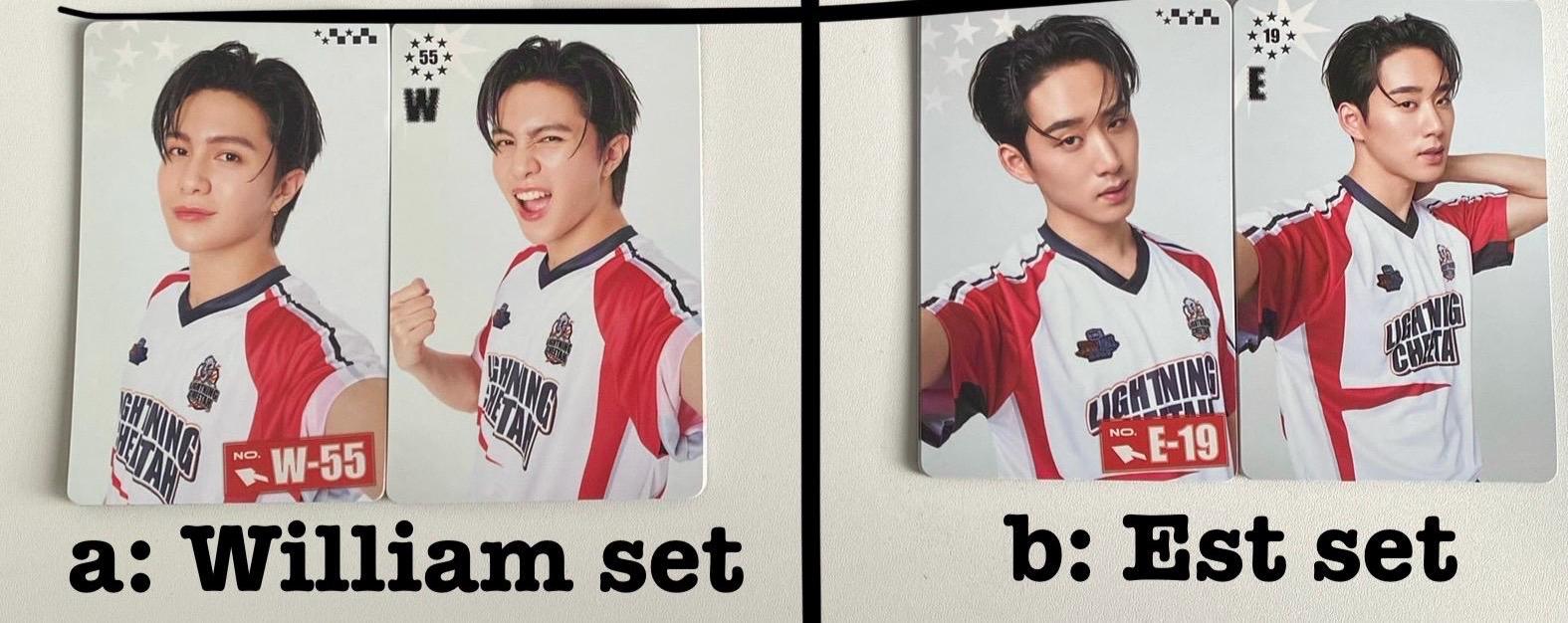 Lightning Cheetah Team GMMTV Starlympics 2025 Cards (jimmysea
