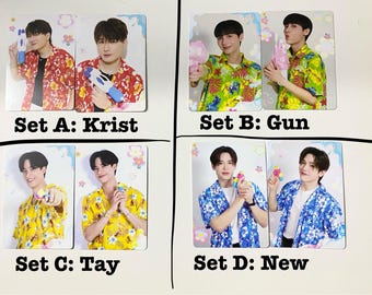 GMMTV POPUP Songkran シークレット JimmySea Official GMMTV 2025 Songkran Photocards (kristsingto Taynew