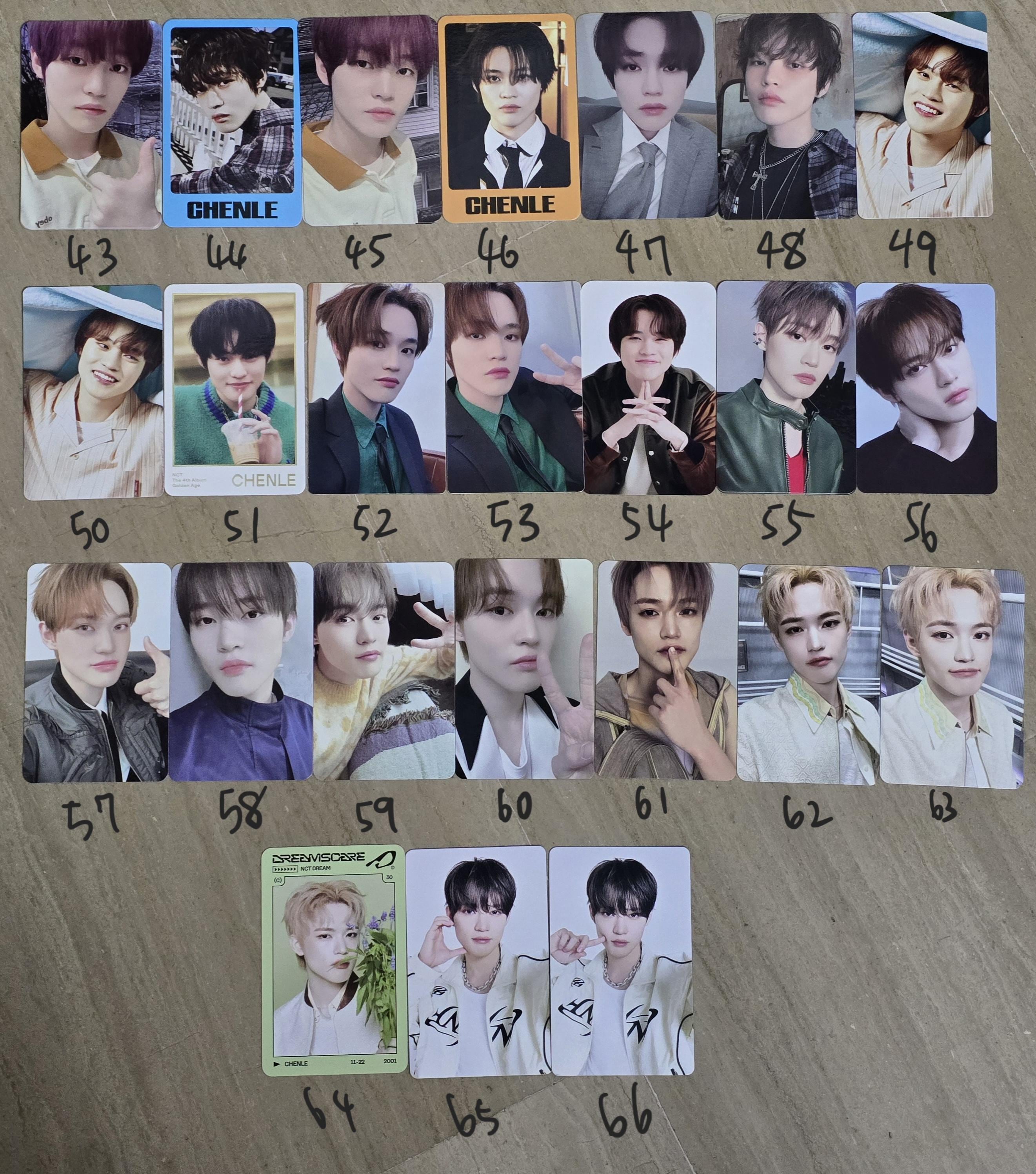 Official NCT Dream Zhong Chenle Photocard Kpop (hot Sauce ISTJ