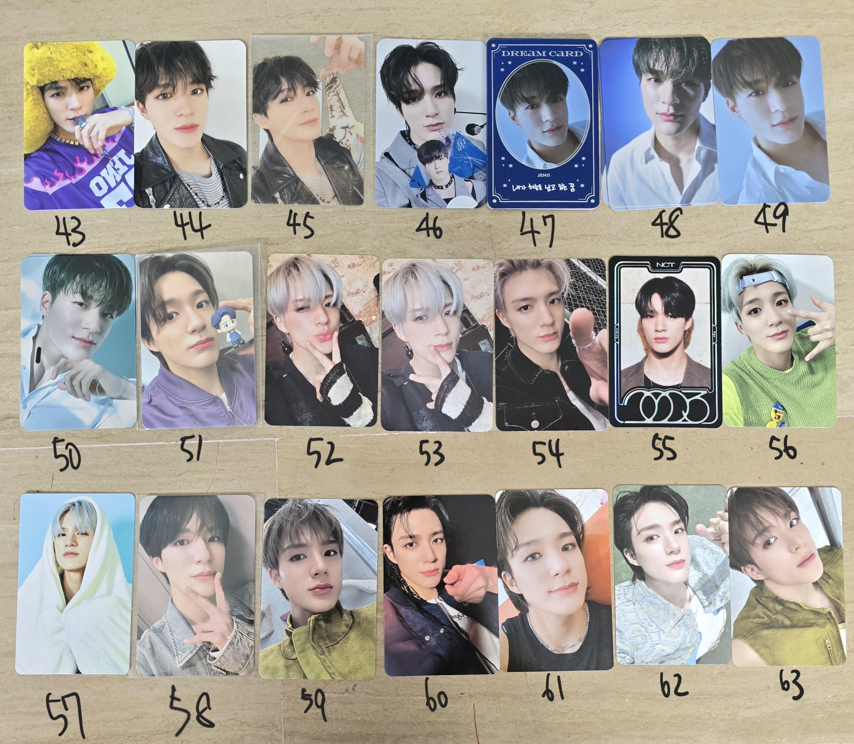 NCTDREAM ジェノ 6th showcace ショーケース 入場 トレカ Official NCT Dream Jeno Lee Photocard Kpop (hot Sauce ISTJ Beatbox