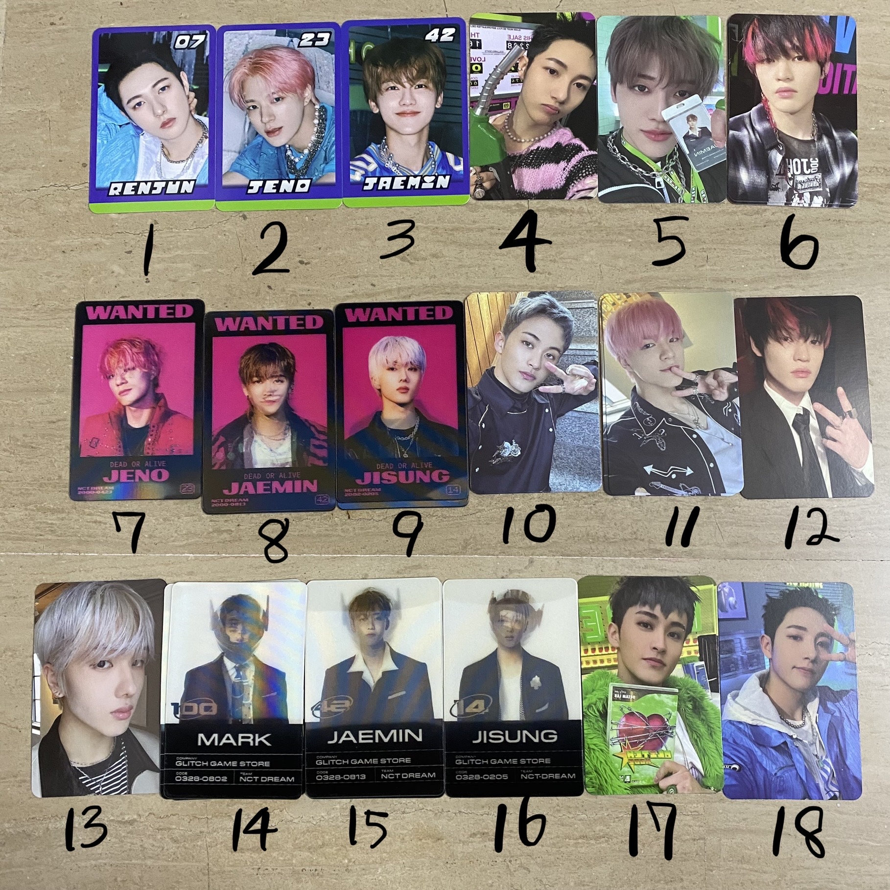 Official Glitch Mode Era - NCT DREAM Photocard PC Kpop Mark