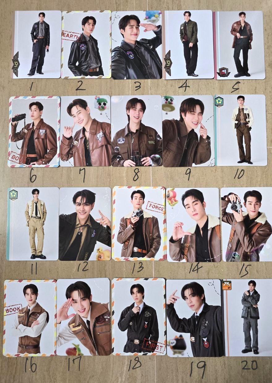 〚ForceBook〛GMMTV 　サイン入り ポストカード LOL2025 Official GMMTV Lol 2025 Cards (earthmix Jimmysea Joongdunk