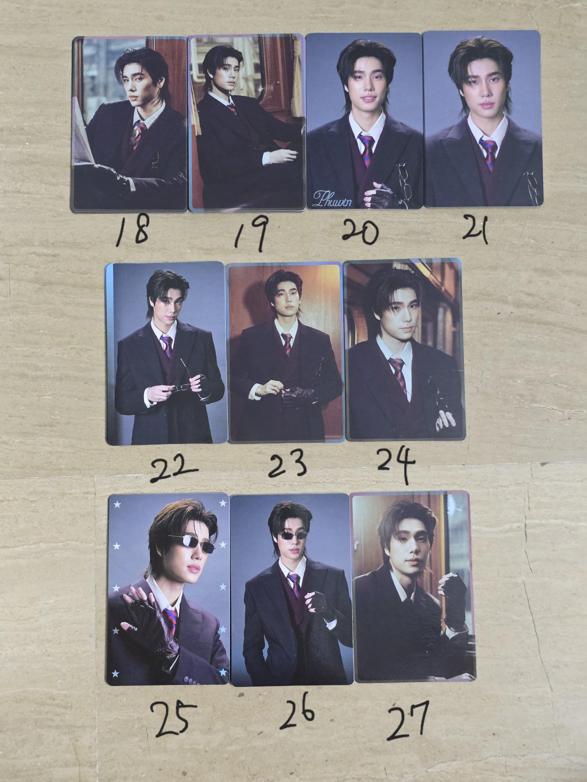 Official GMMTV Pondphuwin Rendezvous Fancon Photocards (pond