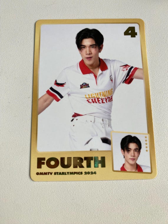Official GMMTV Starlympic 2024 Lightning Cheetah Cards Official GMMTV Starlympic 2024 Lightning Cheetah Cards