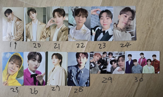 Official SEVENTEEN Vocal Unit Photocards PC (jeonghan Joshua Woozi