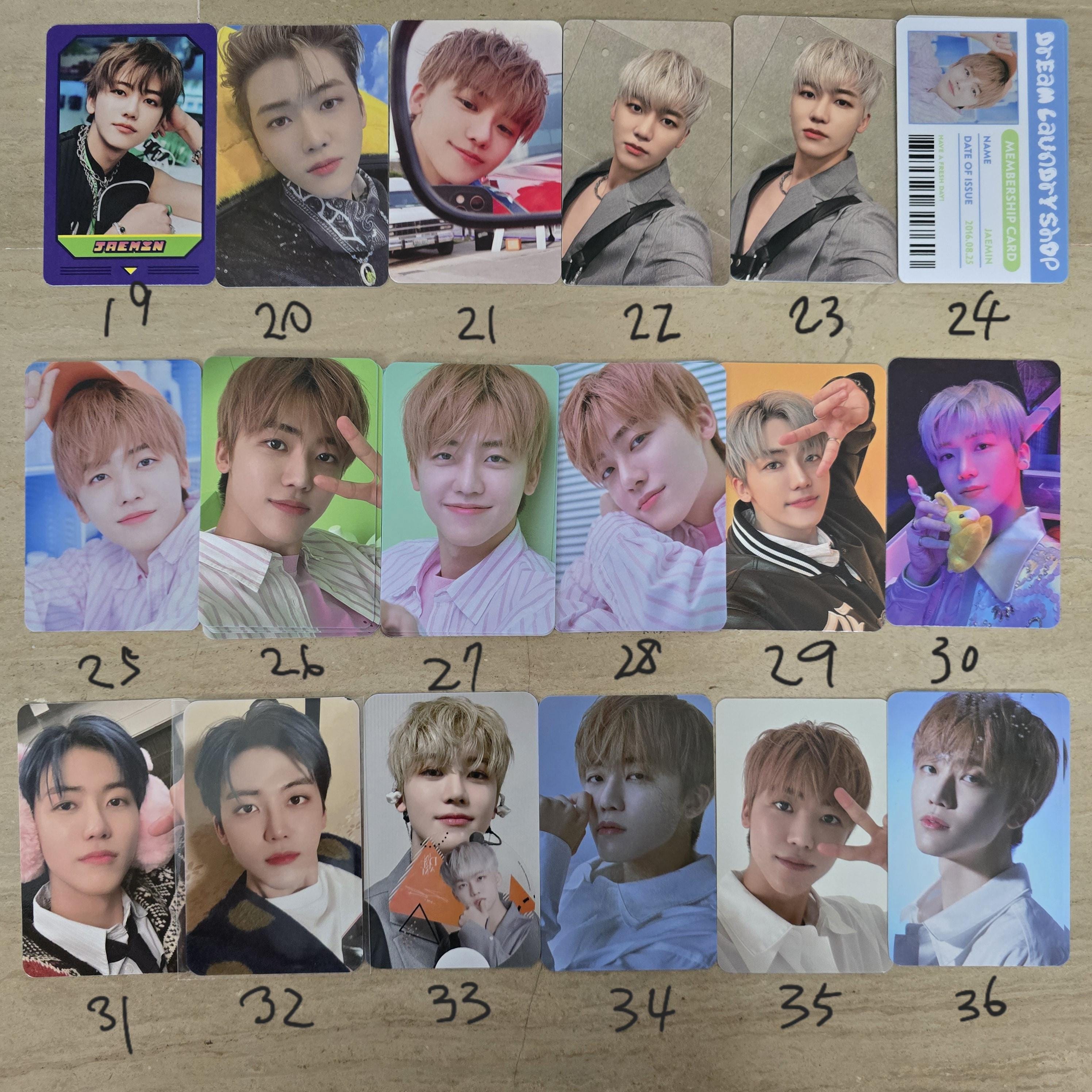 公式 NCT Dream ナ・ジェミン フォトカード Kpop (Hot Sauce ISTJ