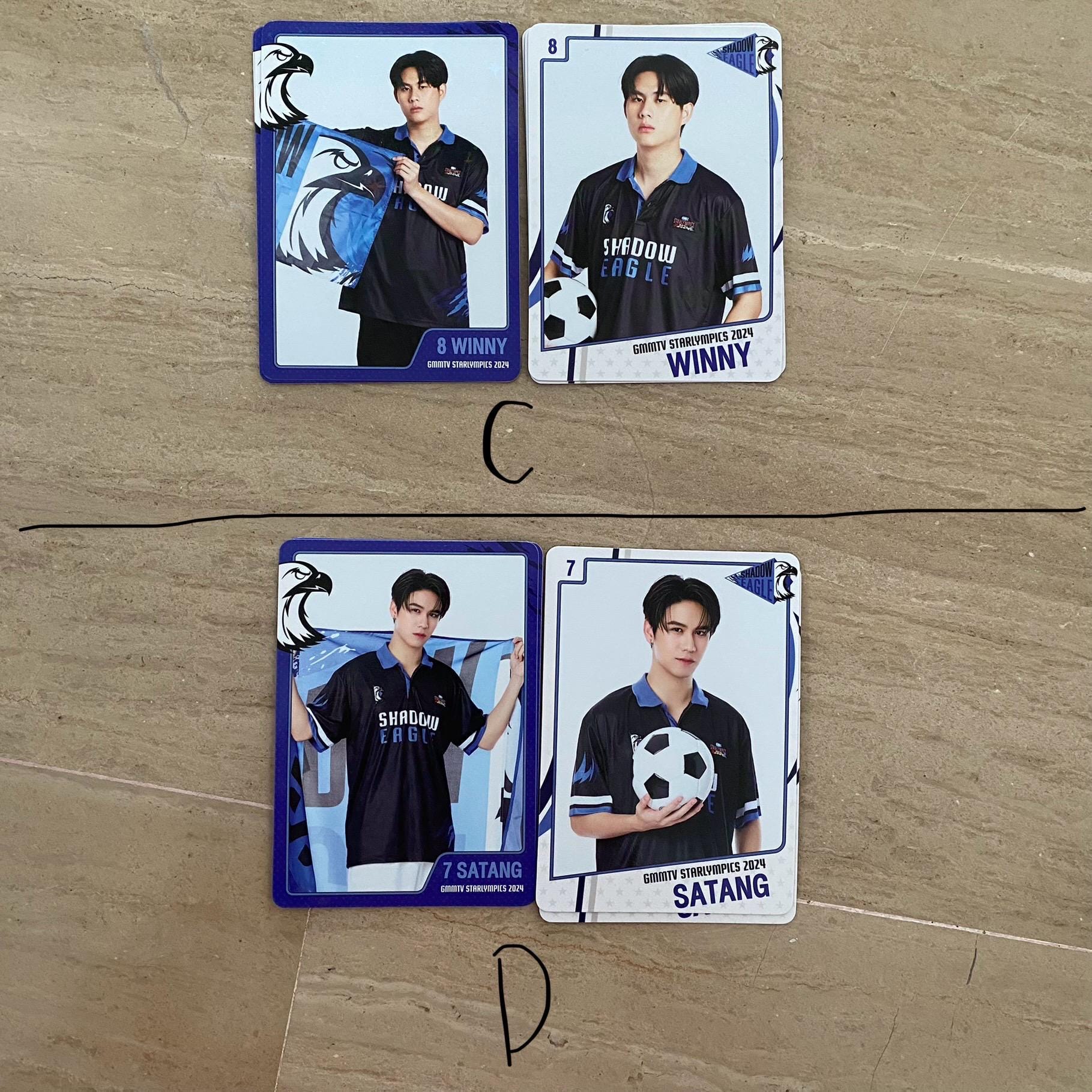 Official GMMTV Starlympic 2024 Shadow Eagle Cards (offgun