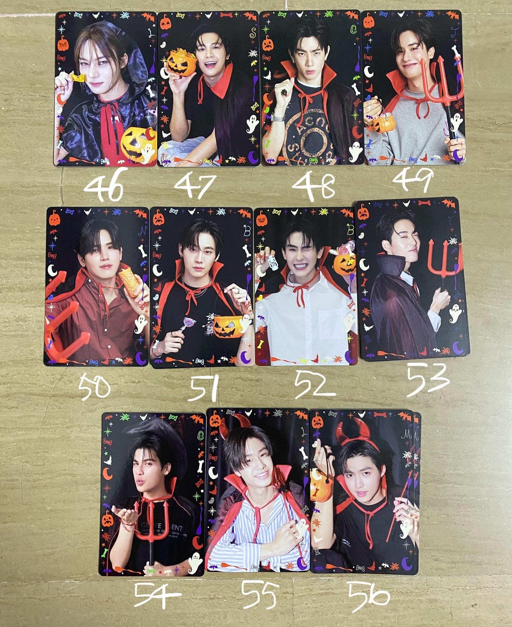 GMMTV 2025 公式フォトカード（Chokun、Aston Perth、Santa Earth、Mix