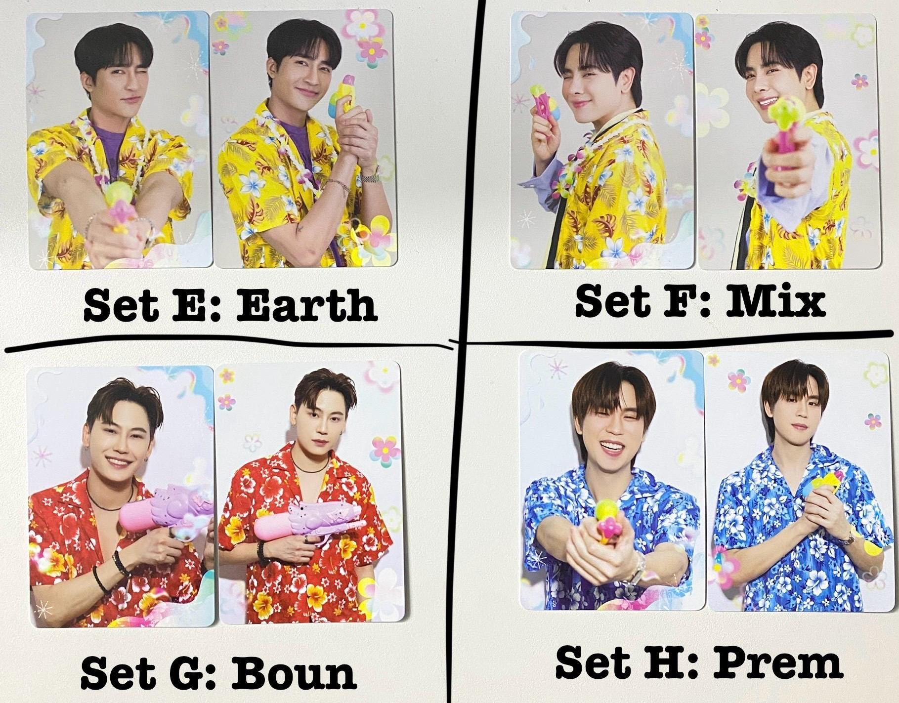 Official GMMTV 2025 Songkran Photocards (kristsingto Taynew