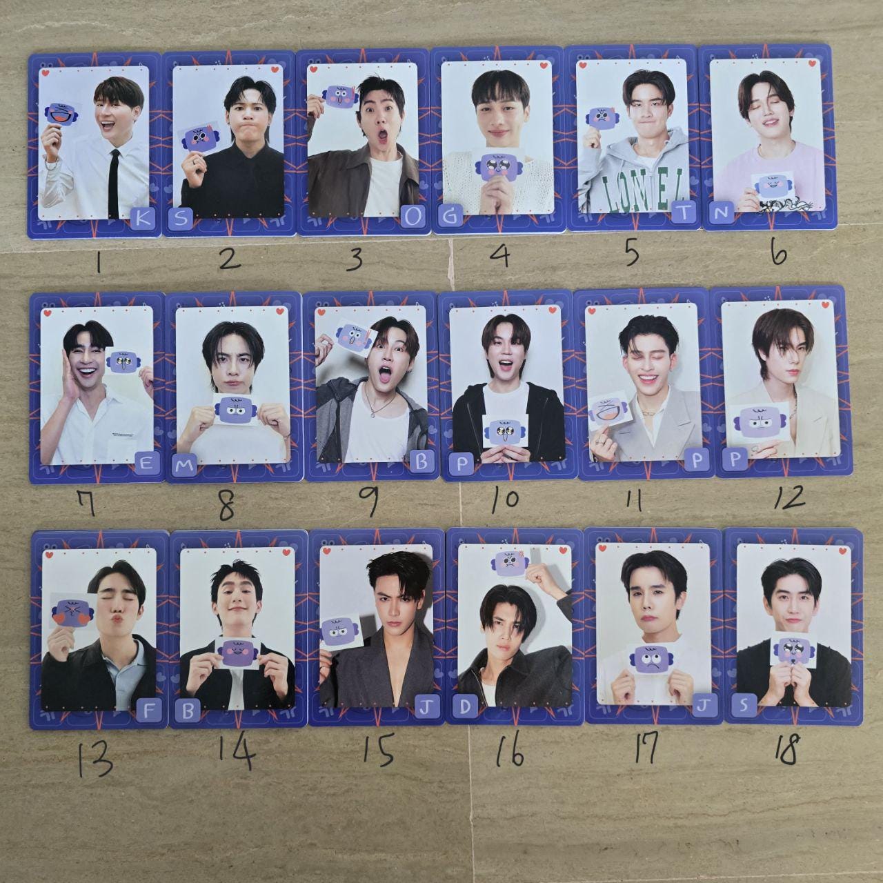 Official GMMTV Book Fair 2025 Mood Quest Photocards (taynew