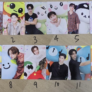 GMMTV Naiin Feria del Libro 2026 Happy Fam Bonds Tarjetas aleatorias coleccionables (SaveFranc OhmPoon KristSingto Taynew LYKN Jasp.er Nanon) Thai BL imagen 3