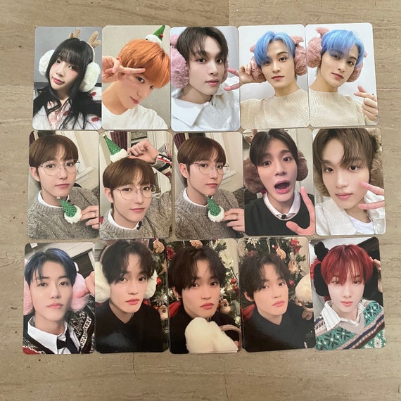 Official SMTOWN Pink Christmas Random Trading Card Red Velvet NCT