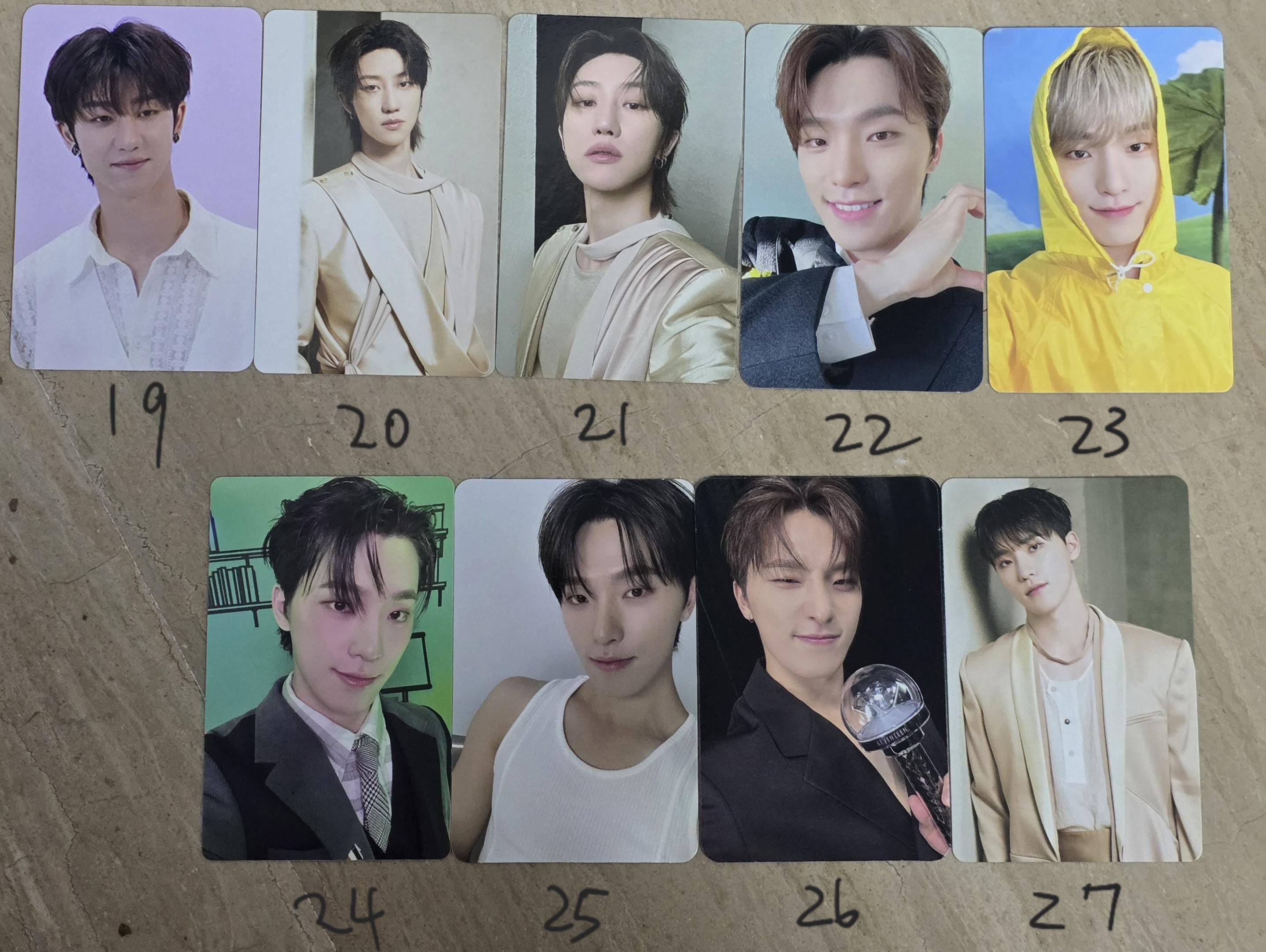 Official SEVENTEEN Performance Unit Photocards PC (jun Hoshi The8