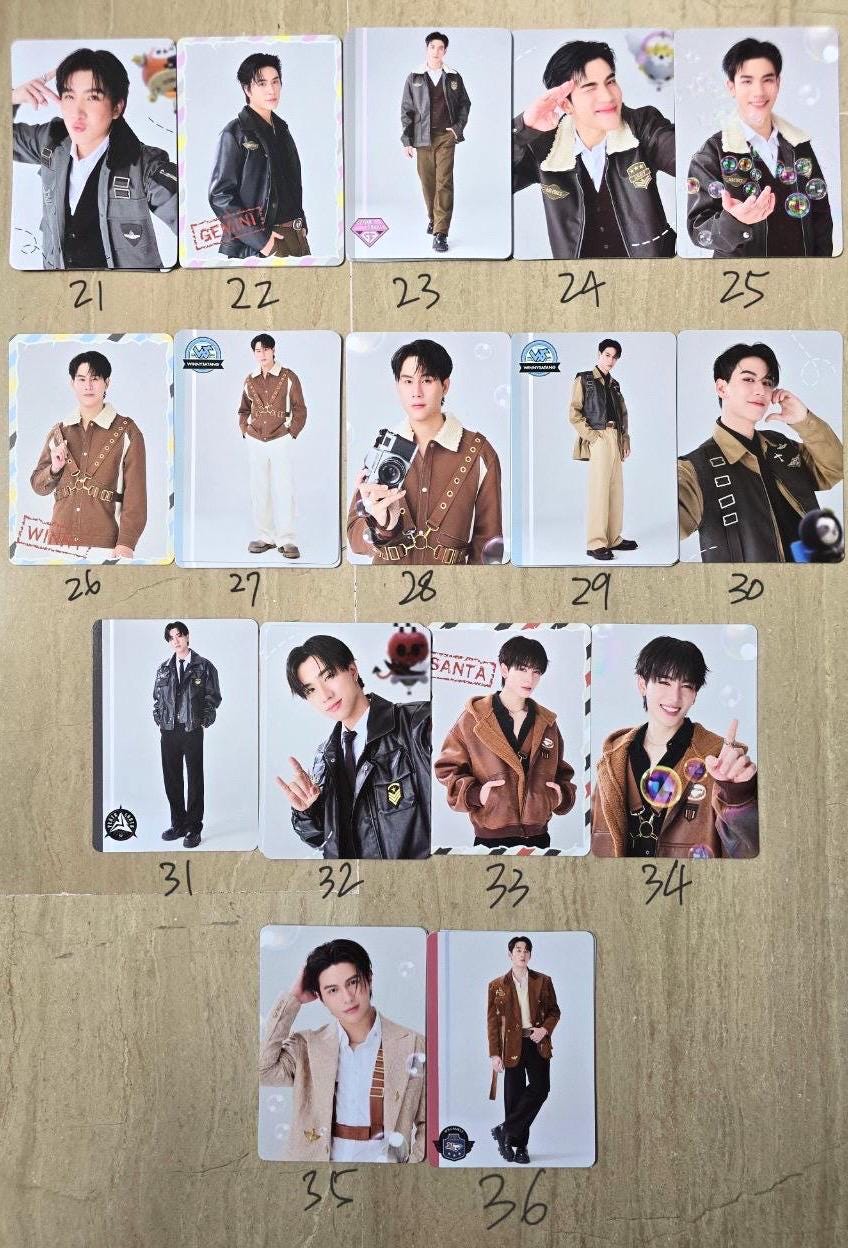 Official GMMTV Lol 2025 Cards (earthmix Jimmysea Joongdunk