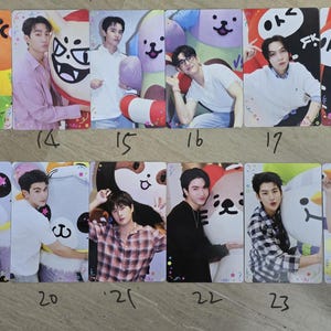 GMMTV Naiin Feria del Libro 2026 Happy Fam Bonds Tarjetas aleatorias coleccionables (SaveFranc OhmPoon KristSingto Taynew LYKN Jasp.er Nanon) Thai BL imagen 4